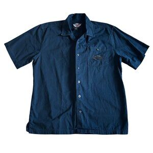 Harley Davidson Mens Sz Large Button Down Short Sleeve Shirt